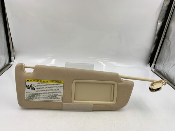 2013-2015 Audi A6 Passenger Sun Visor Sunvisor Tan Illuminated OEM H01B21063