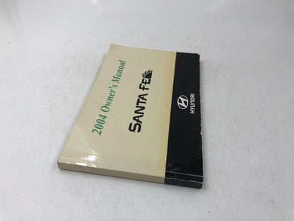 2004 Hyundai Santa FE Owners Manual OEM C04B59007