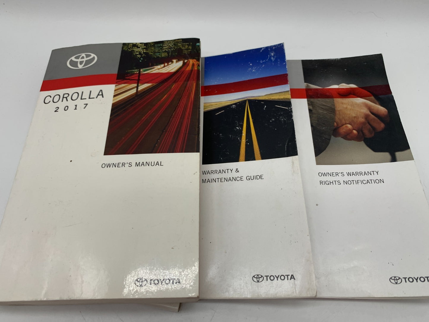 2017 Toyota Corolla Owners Manual Set OEM D01B12056