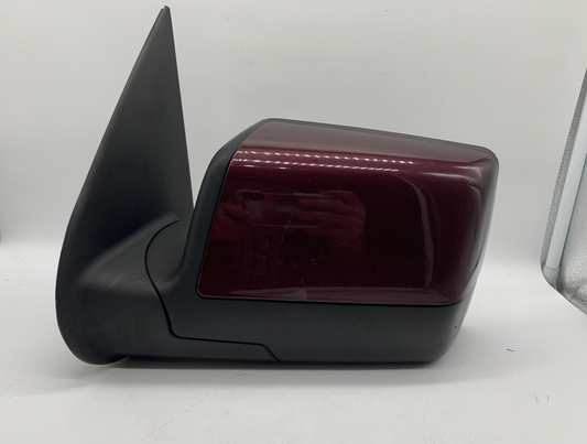2006-2010 Ford Explorer Driver Side View Power Door Mirror Dark Cherry OEM
