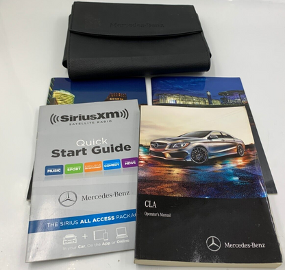 2016 Mercedes CLA Owners Manual Set with Case OEM E03B62007