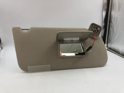 2009-2012 Ford Flex Passenger Sun Visor Shade Tan Illuminated OEM G04B50052