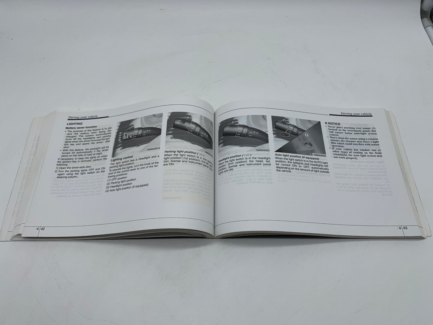 2006 Kia Optima Owners Manual OEM R01B37029