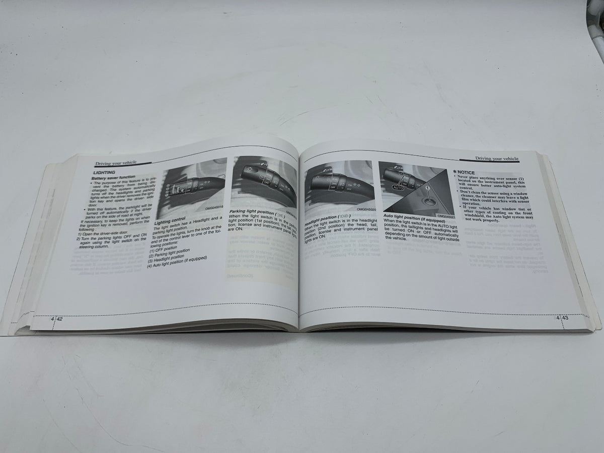 2006 Kia Optima Owners Manual OEM R01B37029