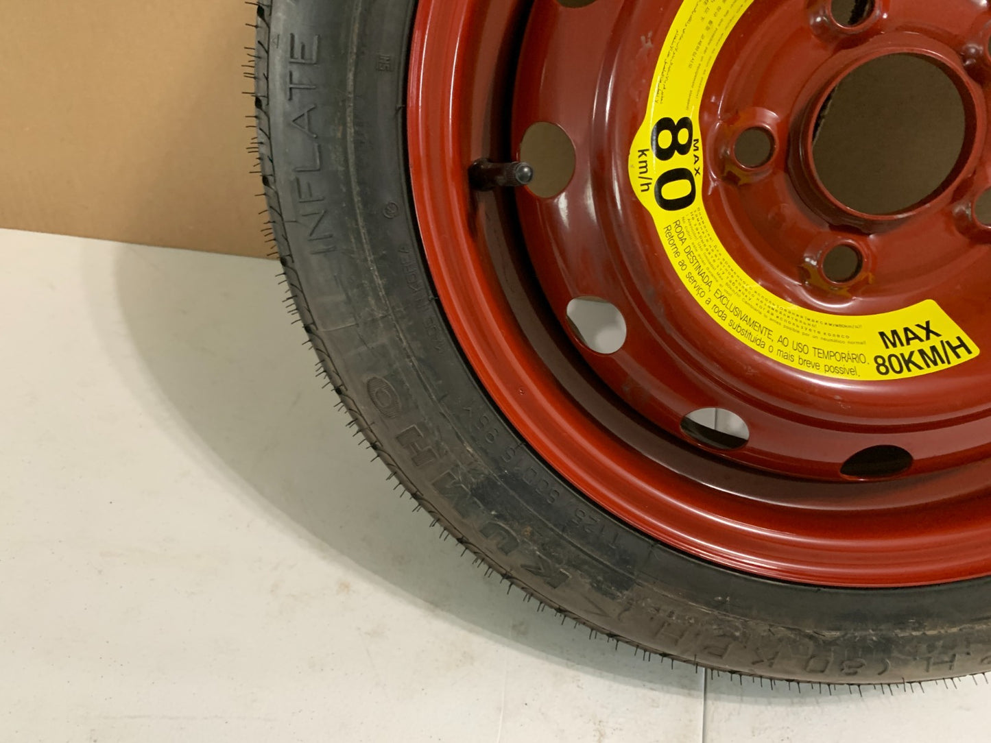 2010-2020 Hyundai Elantra 15" Spare Tire Compact Donut T125 80D15 OEM