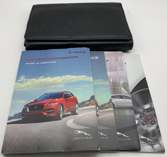 2017 Jaguar F-Pace Owners Manual Set with Case OEM B03B56004