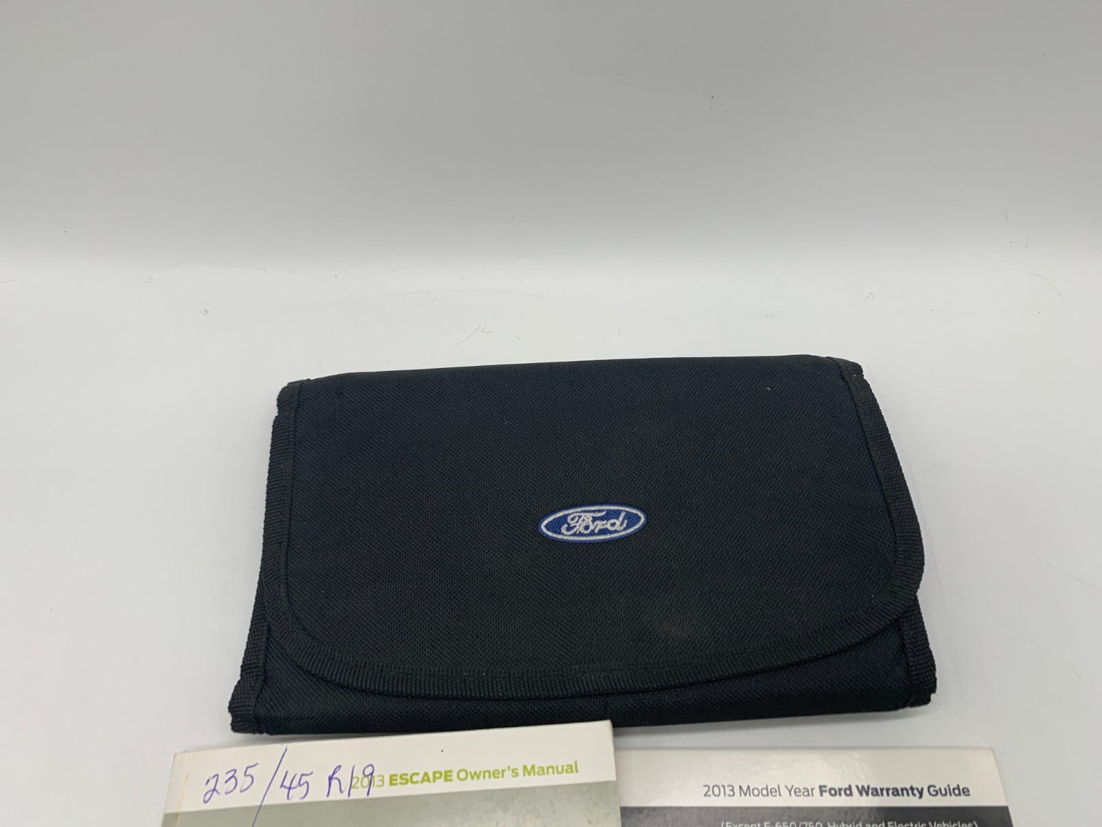2013 Ford Escape Owners Manual Set with Case OEM A02B50021
