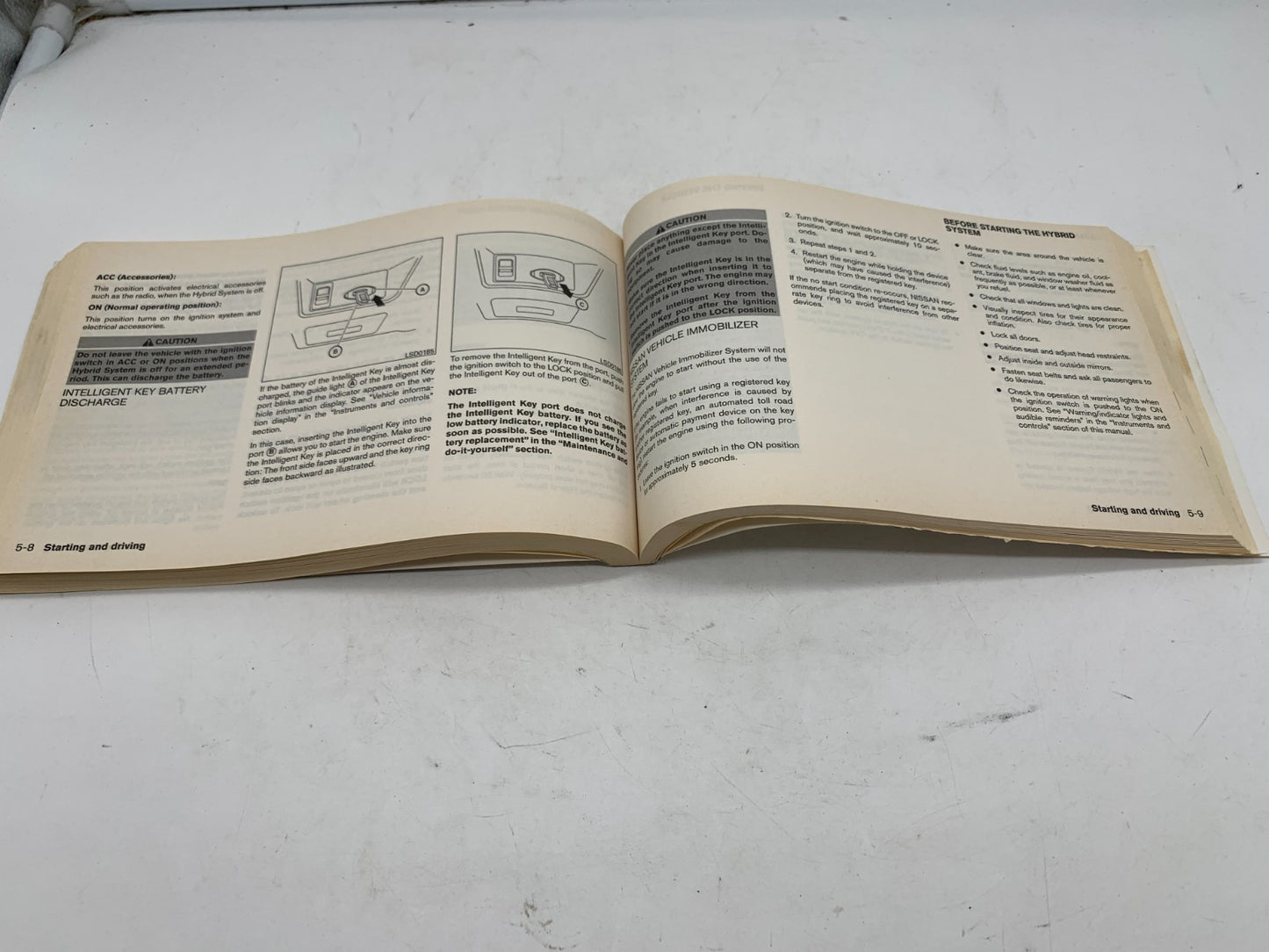 2008 Nissan Altima Hybrid Owners Manual OEM C03B47006
