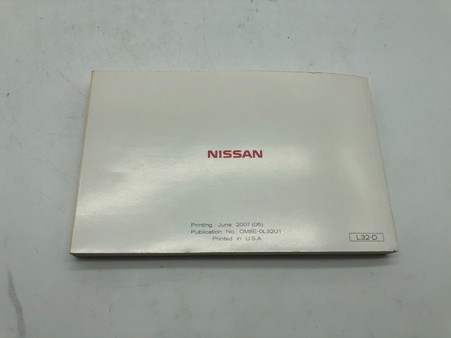 2008 Nissan Altima Owners Manual OEM B04B33053