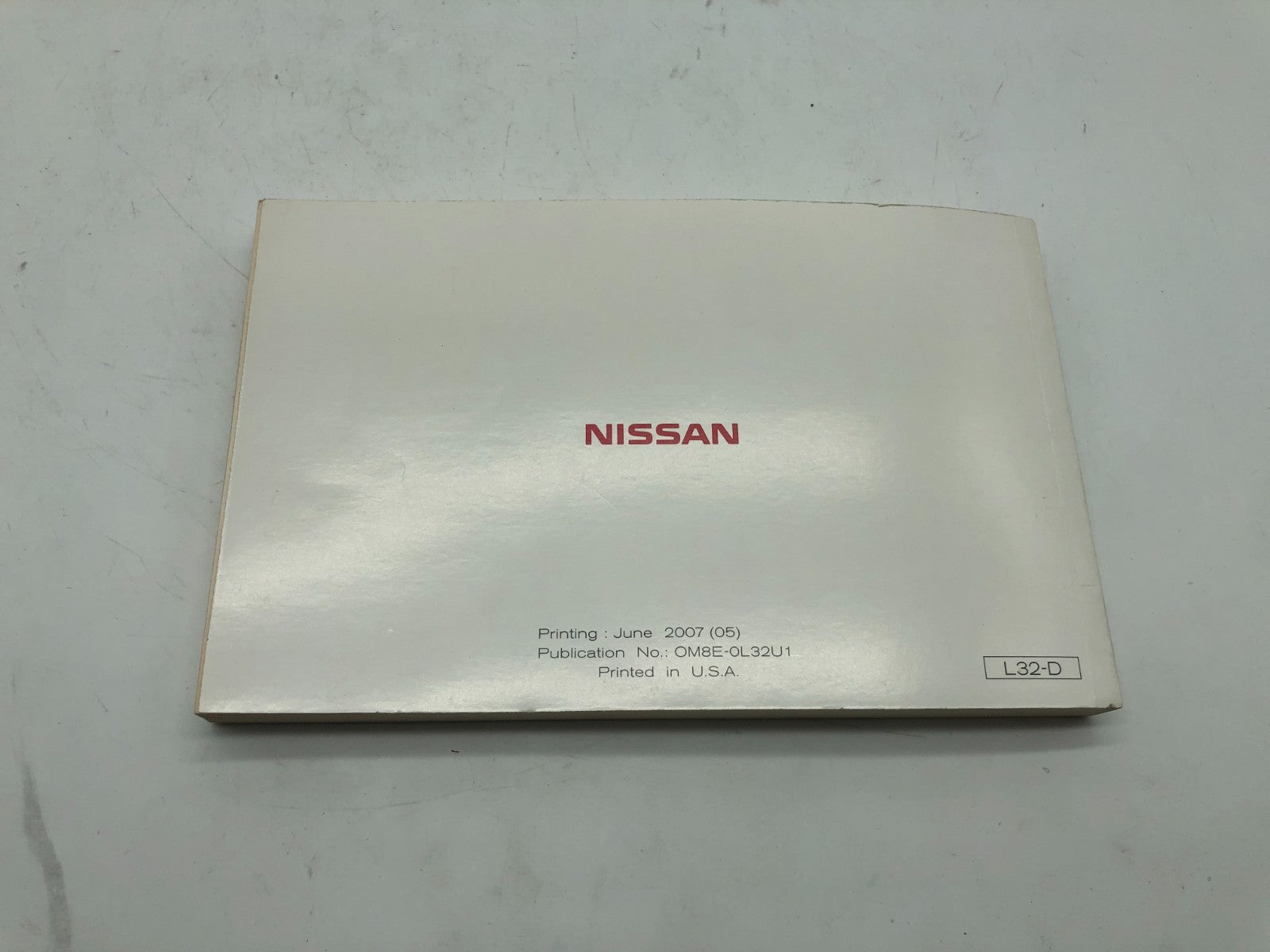 2008 Nissan Altima Owners Manual OEM B04B33053