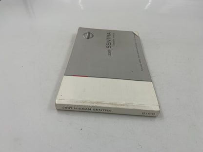 2007 Nissan Sentra Owners Manual OEM C03B26023