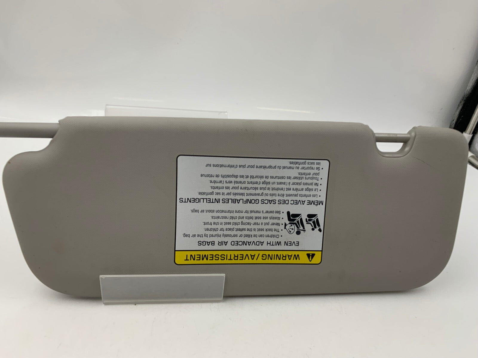 2017-2018 Kia Forte Passenger Sun Visor Gray OEM A03B08026