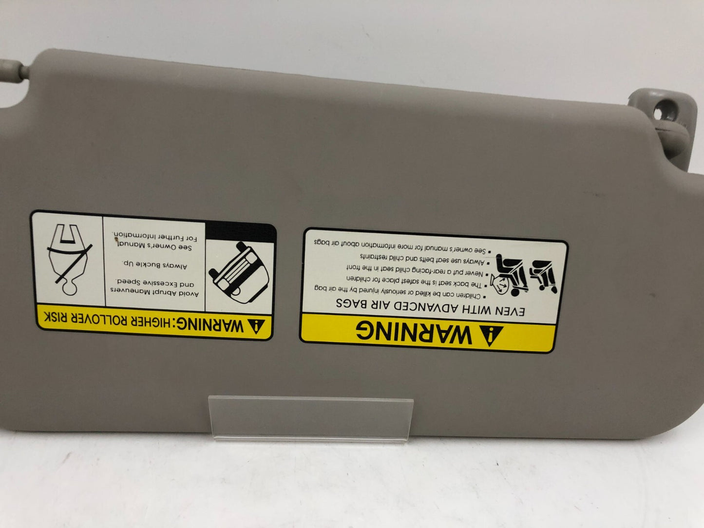 2010-2013 Kia Soul Driver Sun Visor Gray OEM B02B34024