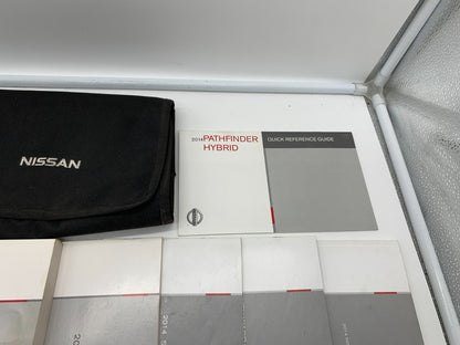 2014 Nissan Pathfinder Owners Manual Set with Case OEM D01B64009