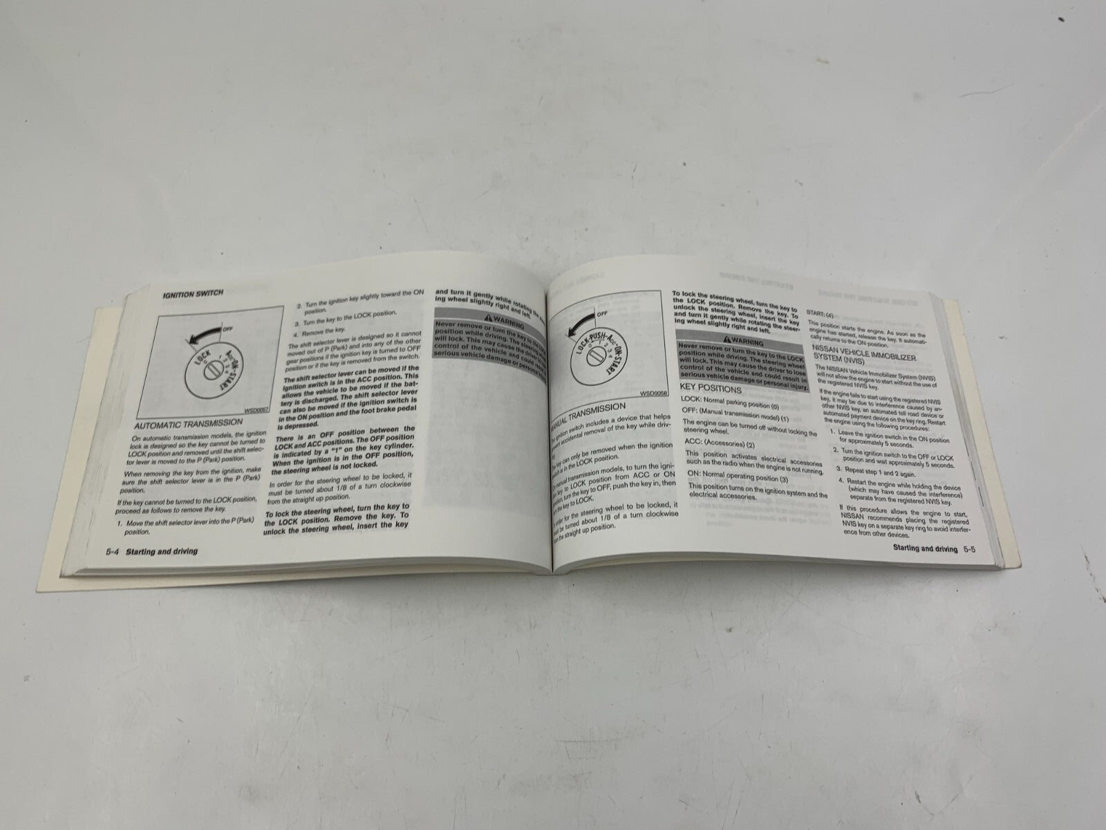 2004 Nissan Altima Owners Manual OEM D04B22033