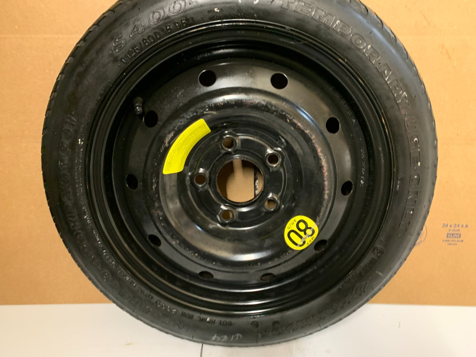 2010-2013 Kia Soul Spare Tire 15" Compact Donut T125/80D15