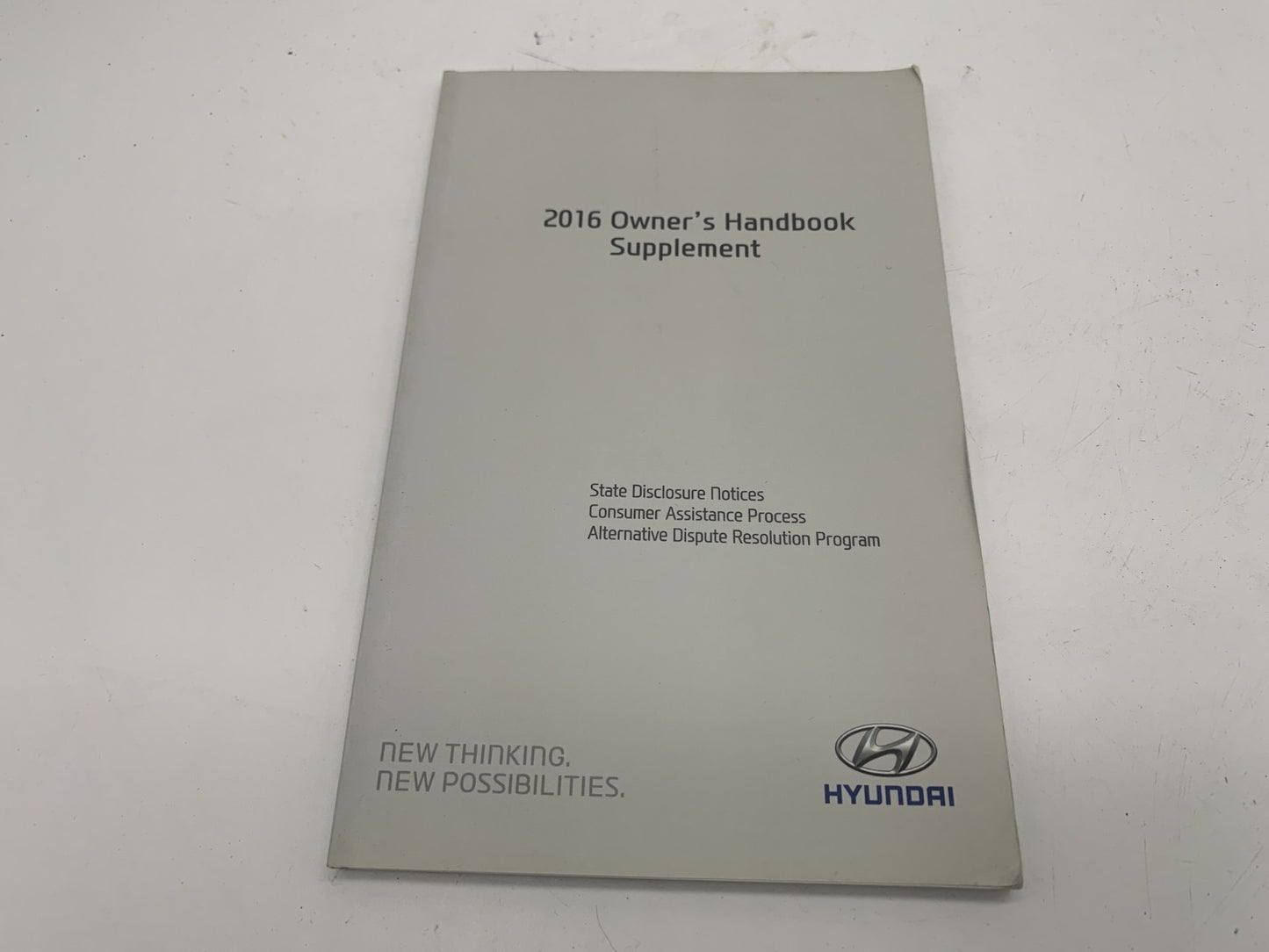 2016 Hyundai Sonata Owners Manual Set with Case OEM A02B46054
