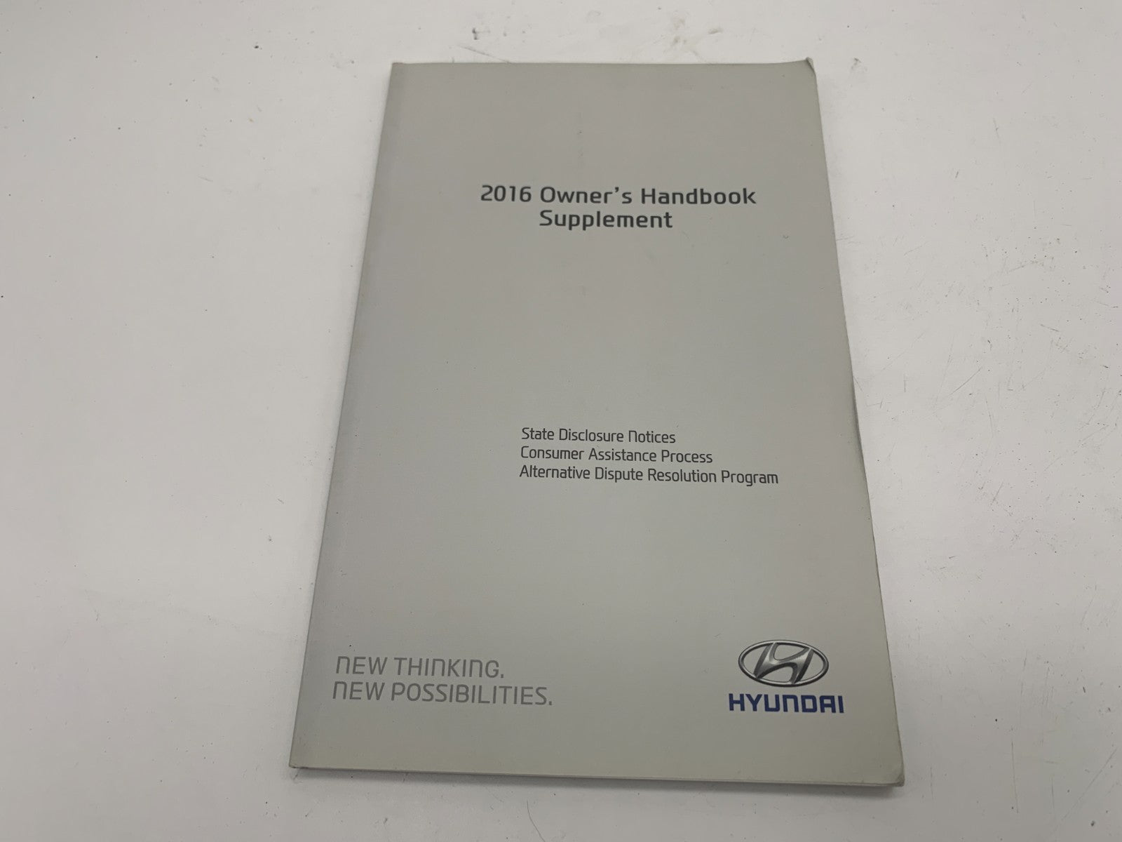 2016 Hyundai Sonata Owners Manual Set with Case OEM A02B46054