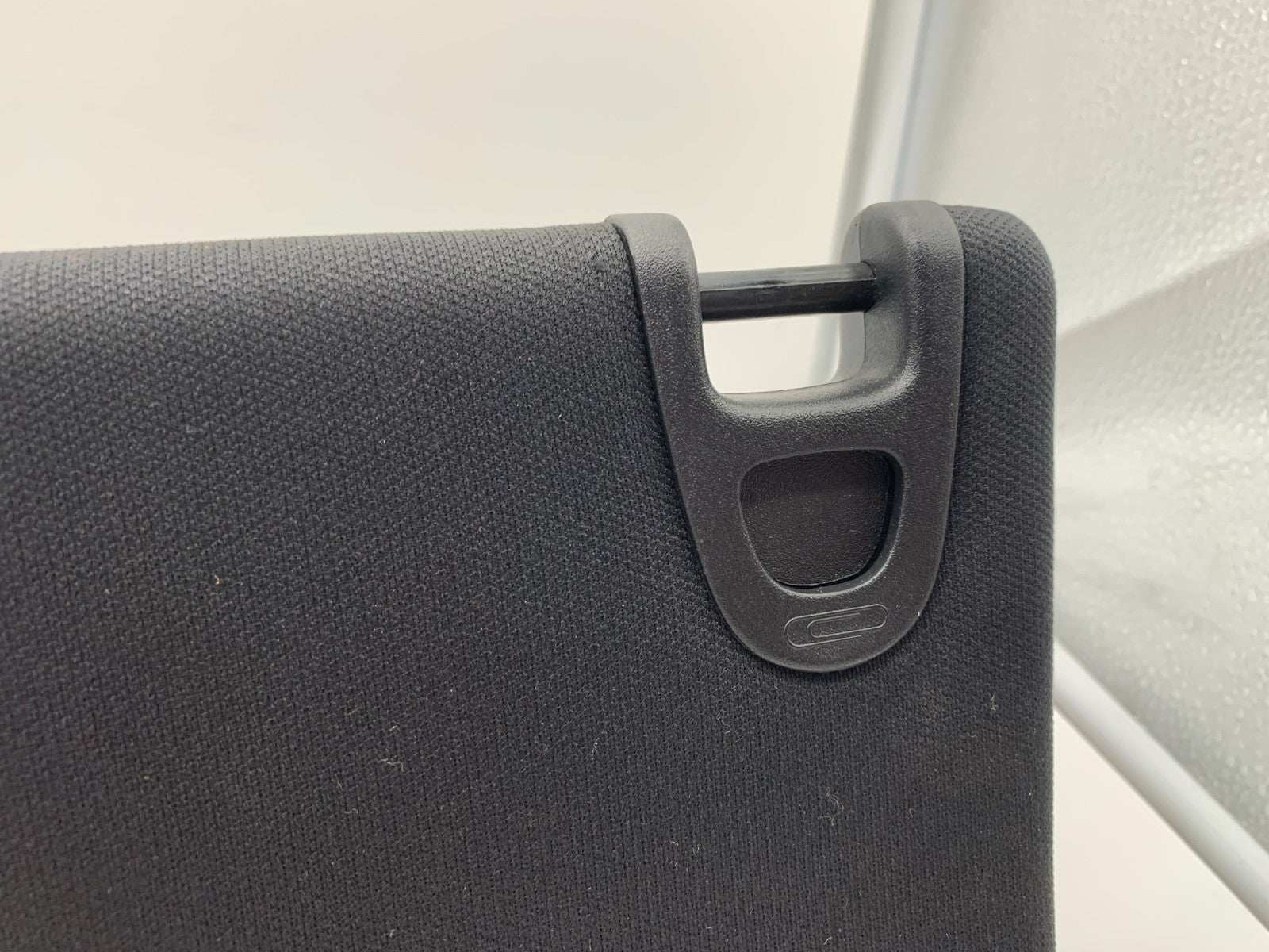 2015 Chrysler 200 Driver Sun Visor Black OEM C01B40006