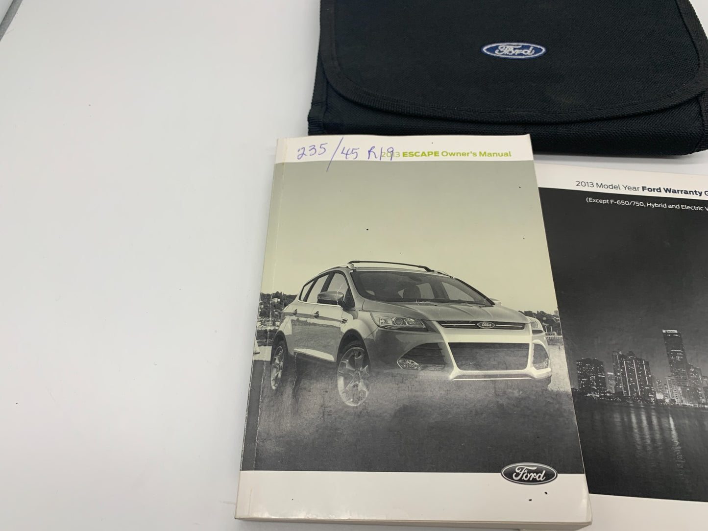 2013 Ford Escape Owners Manual Set with Case OEM A02B50021