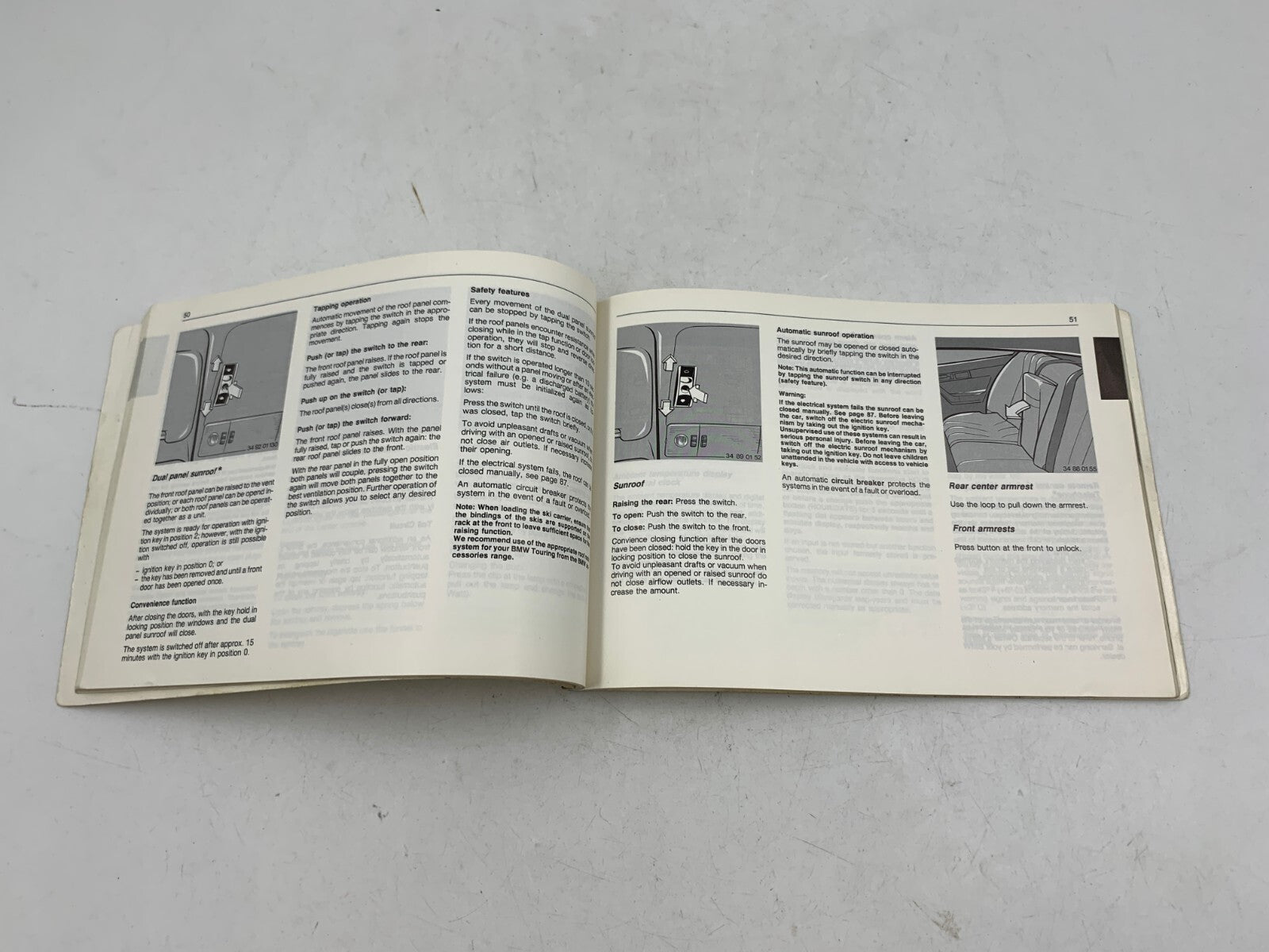 1994 BMW 5 Series Owners Manual OEM C01B50005