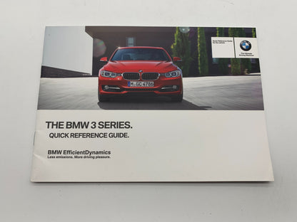 2013 BMW 3 Series Owners Manual Set with Case OEM B02B11018