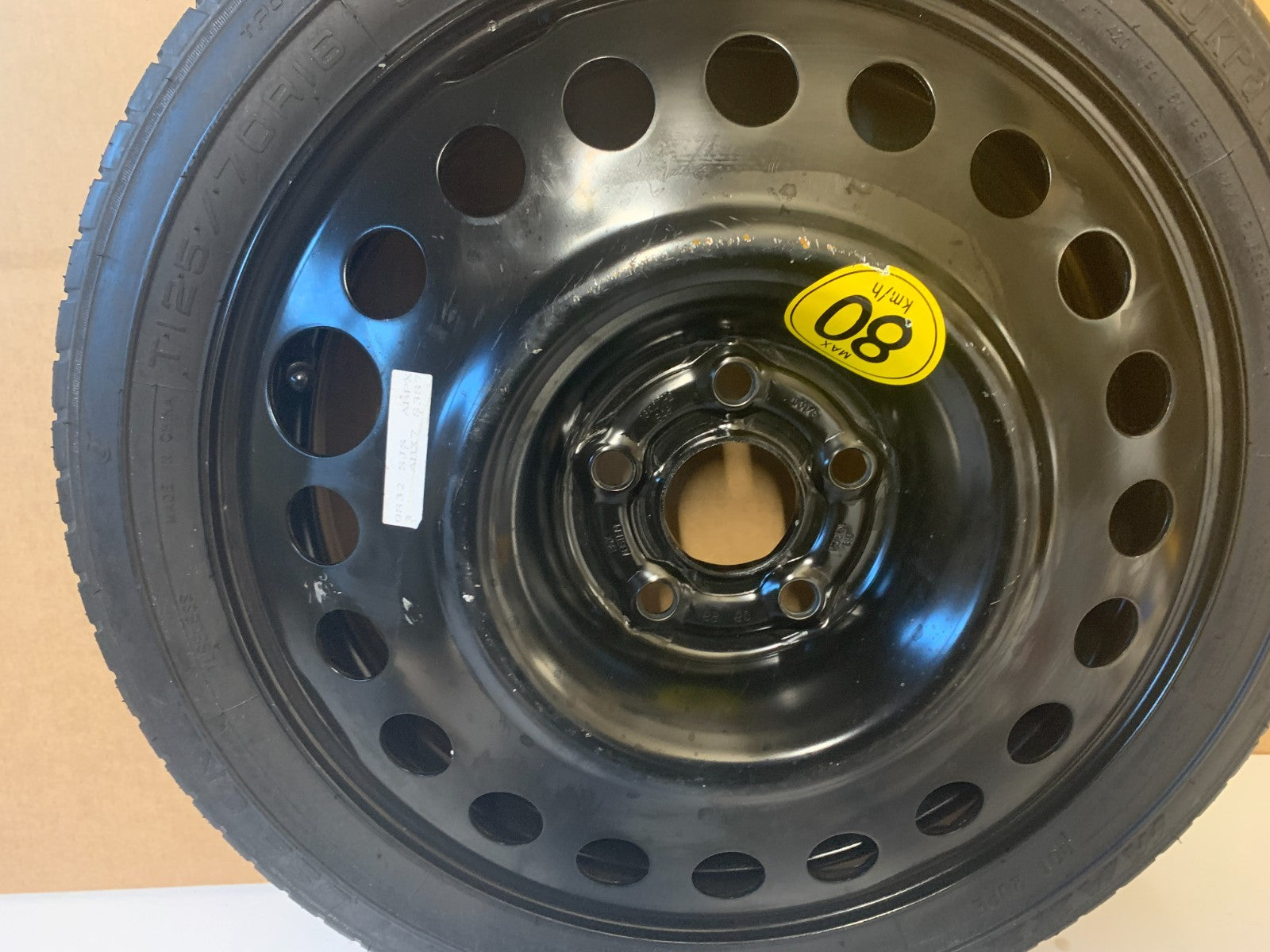 2013-2022 Buick Encore 16" Spare Tire Wheel Compact Donut T125/70R16