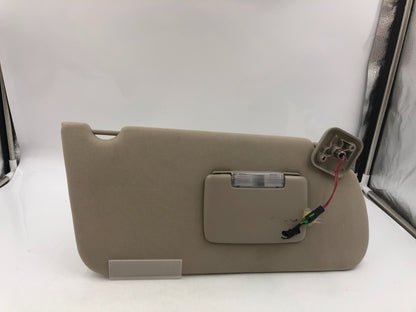 2009-2012 Ford Flex Passenger Sun Visor Shade Tan Illuminated OEM G04B50052