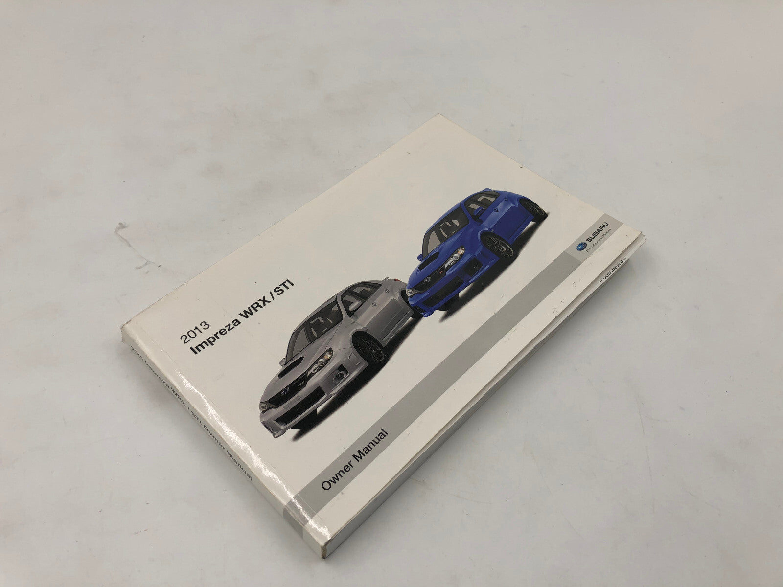 2013 Subaru Impreza WRX STI Owners Manual OEM B02B26053