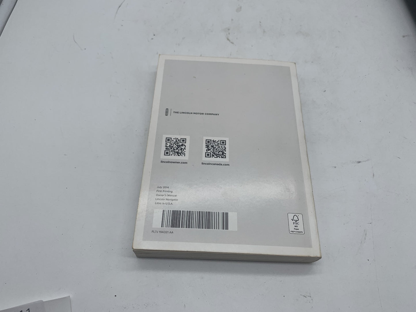 2015 Lincoln Navigator Owners Manual Set with Case OEM R01B21011