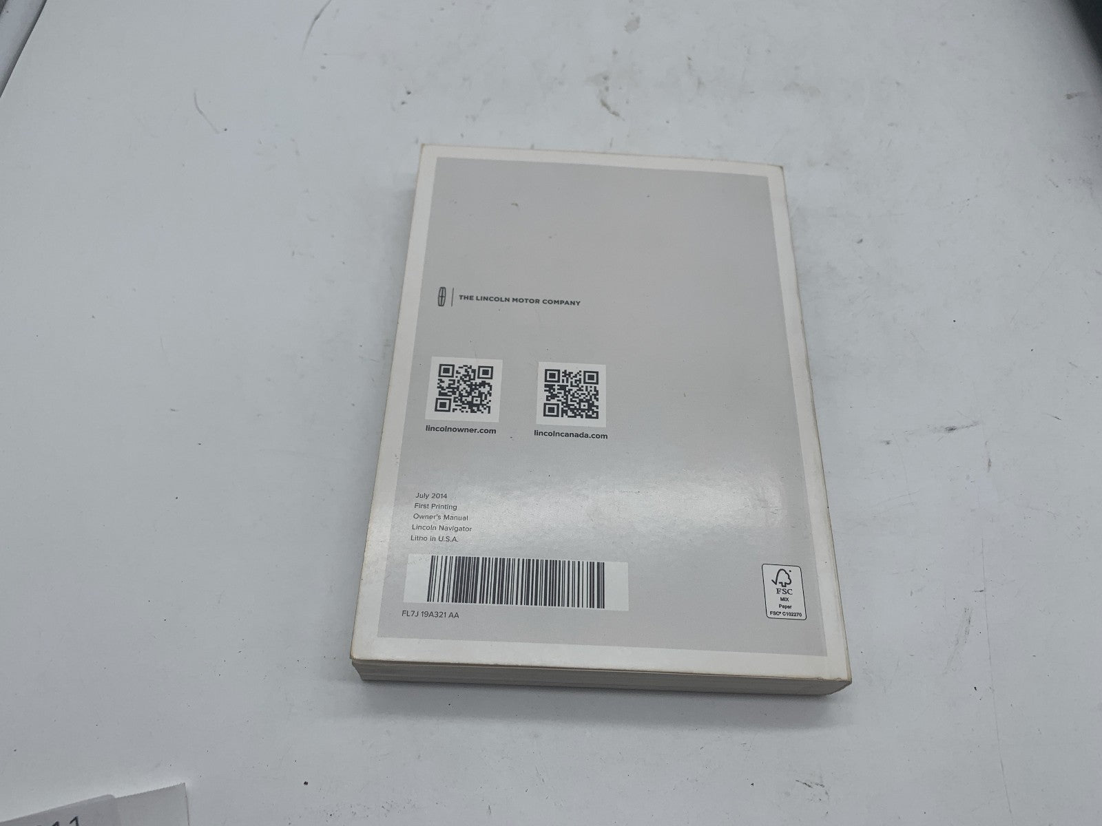 2015 Lincoln Navigator Owners Manual Set with Case OEM R01B21011
