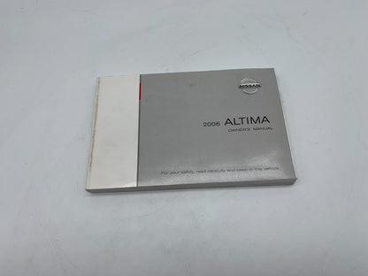 2006 Nissan Altima Owners Manual OEM C03B56018