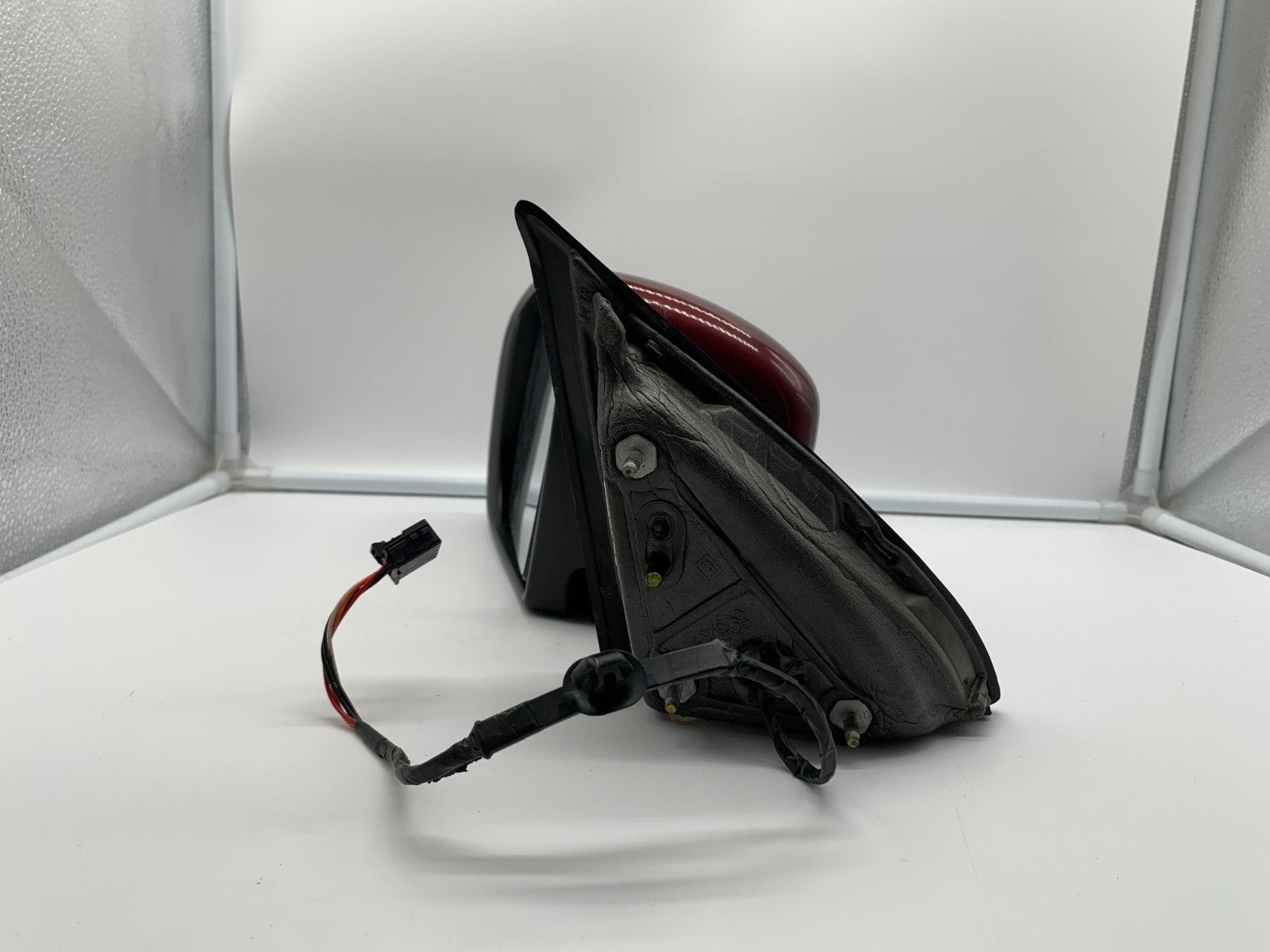 2014-2021 Jeep Cherokee Driver Side View Power Door Mirror Red OEM E02B32052