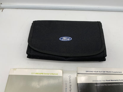 2015 Ford Escape Owners Manual Set with Case OEM C02B14056