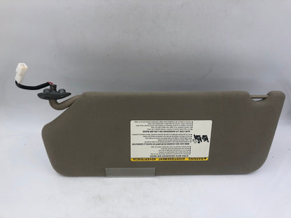 2011-2014 Toyota Sienna Passenger Sun Visor Illuminated Beige OEM A03B21052