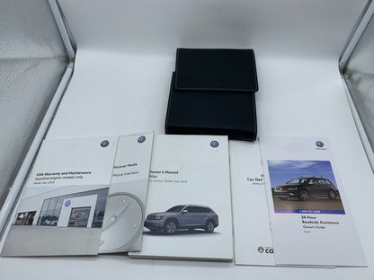 2018 Volkswagen Atlas Owners Manual Set with Case OEM R01B14020