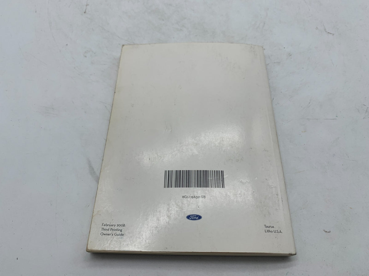 2008 Ford Taurus Owners Manual OEM A03B07008