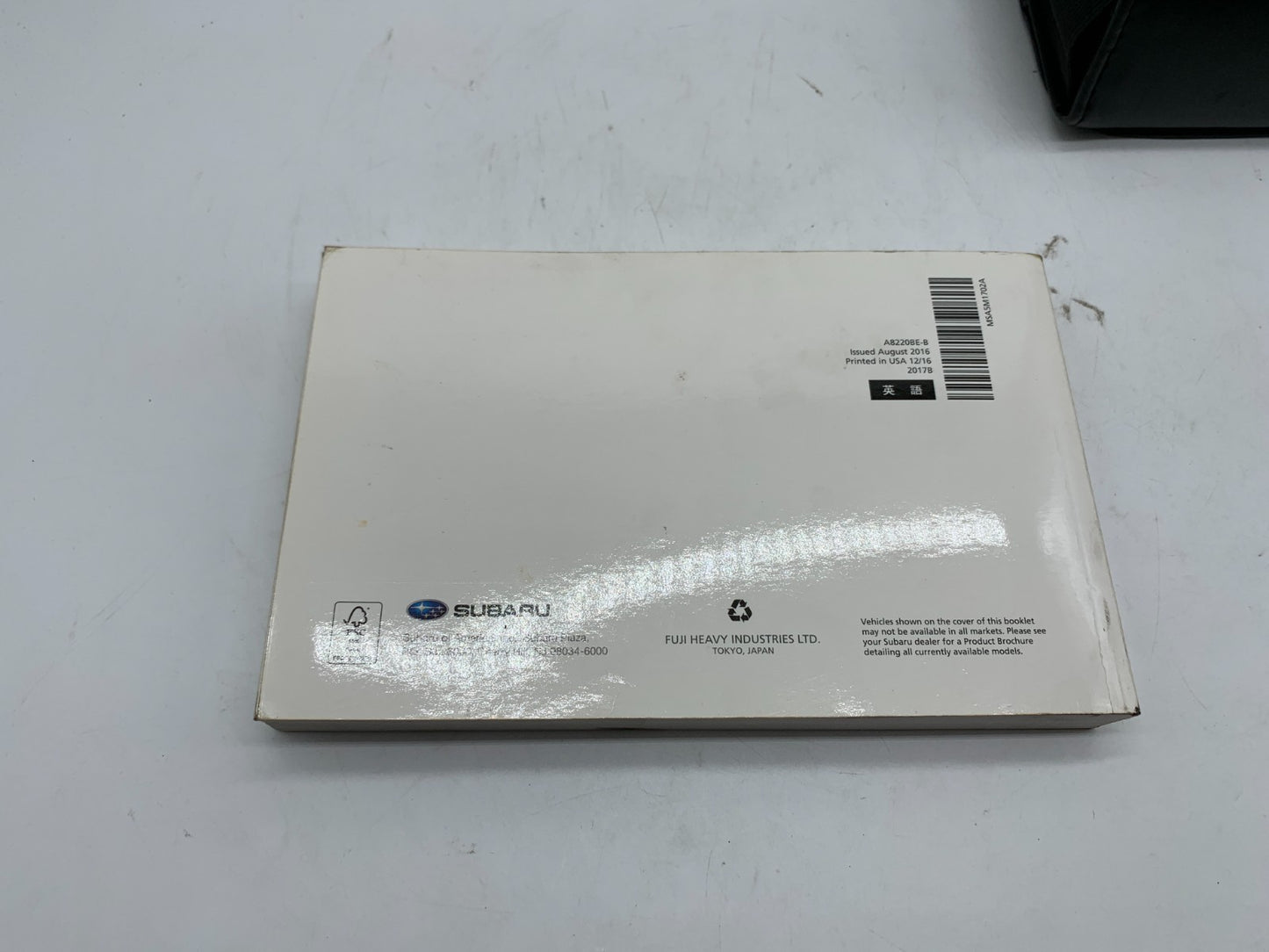 2017 Subaru Forester Owners Manual Set with Case OEM D02B09038