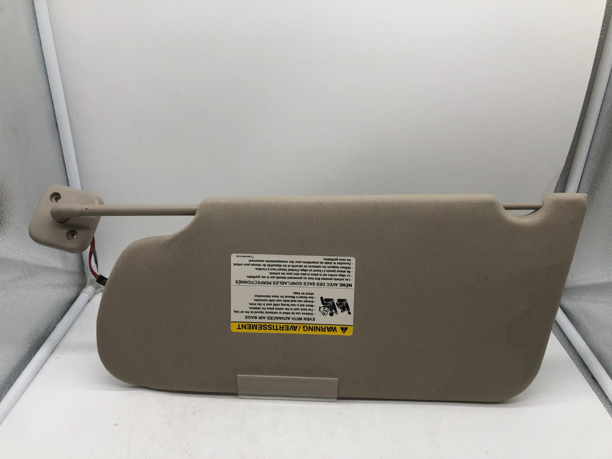 2009-2012 Ford Flex Passenger Sun Visor Tan Illuminated OEM A01B20022