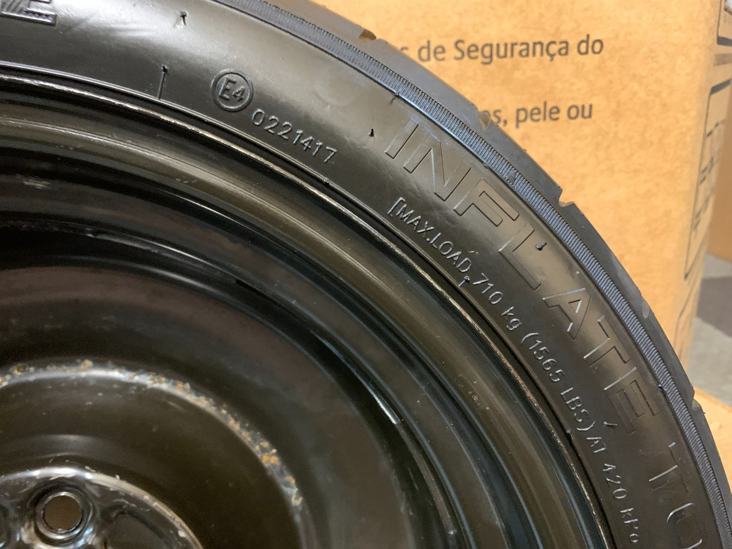 2015-2019 Nissan Sentra 16" Spare Tire Wheel Compact Donut T125/70D16