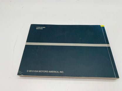 2013 Kia Forte Owners Manual Hanbook OEM B04B34031