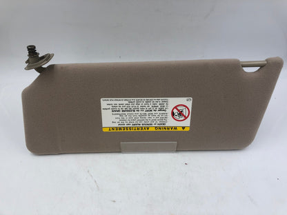 2002-2006 Toyota Camry Passenger Sun Visor Gray OEM A03B33047