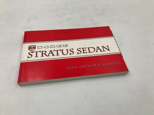 2006 Dodge Stratus Sedan Owners Manual Set with Case OEM R01B17001