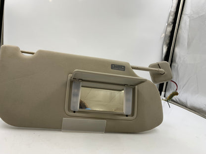 2010-2012 Lincoln MKT Passenger Sun Visor Beige illuminated OEM B01B02004