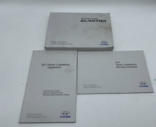 2017 Hyundai Elantra Owners Manual Set OEM B01B22011