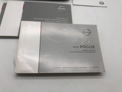 2019 Nissan Rogue Owners Manual Set with Case OEM A02B08022