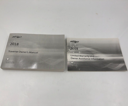 2018 Chevy Traverse Owners Manual Set OEM A04B21087