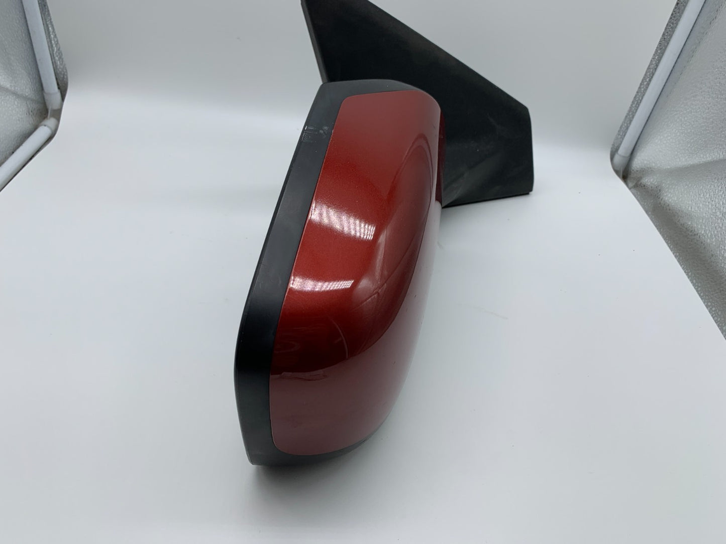 2008-2015 Nissan Rogue Passenger Side View Power Door Mirror Red OEM C03B56002