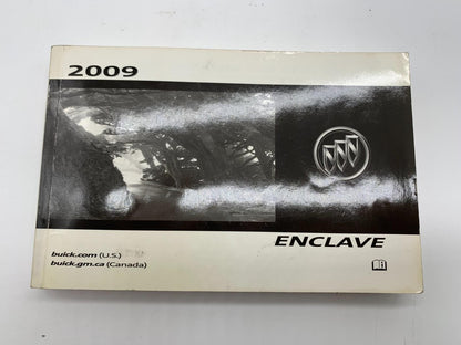 2009 Buick Enclave Owners Manual Set with Case OEM C04B63008
