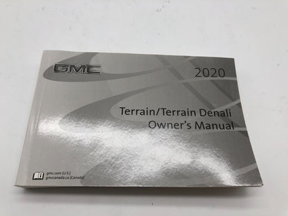 2020 GMC Terrain Denali Owners Manual Set OEM A04B54048